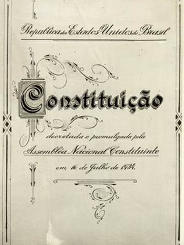 O Que Foi Constituição De 1934 O Que Foi Constituição De 1934